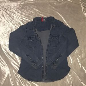 Divided Distressed Denim Shirt